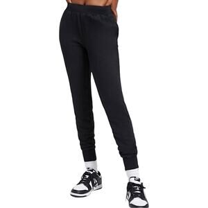 NWT Good American Black Good Waist Jogger Size 1 Small Retail $75